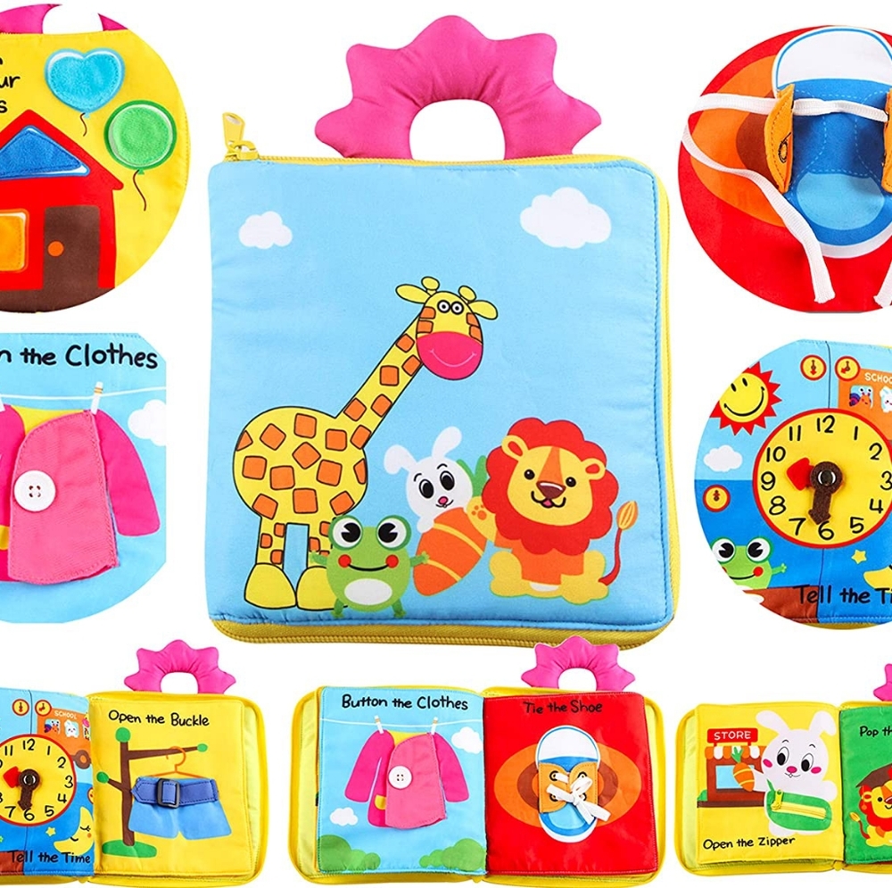 Kakiblin Soft Quiet Learning Book For Toddlers